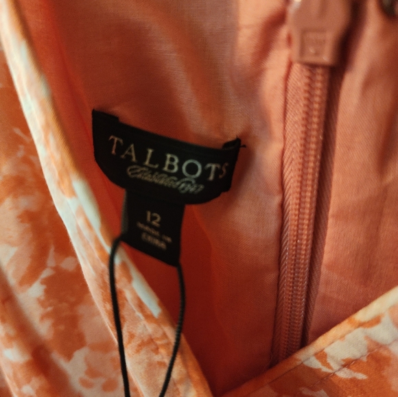 TALBOTS SILK DRESS! NEW OLD STOCK - Picture 5 of 7